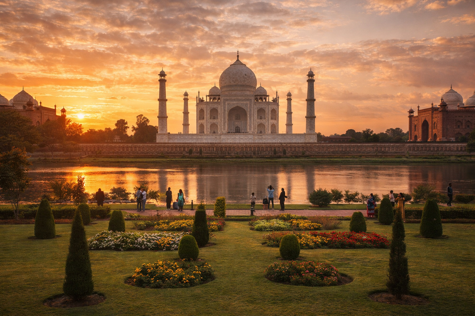 Mehtab Bagh near Hotel Ravi Palace Agra