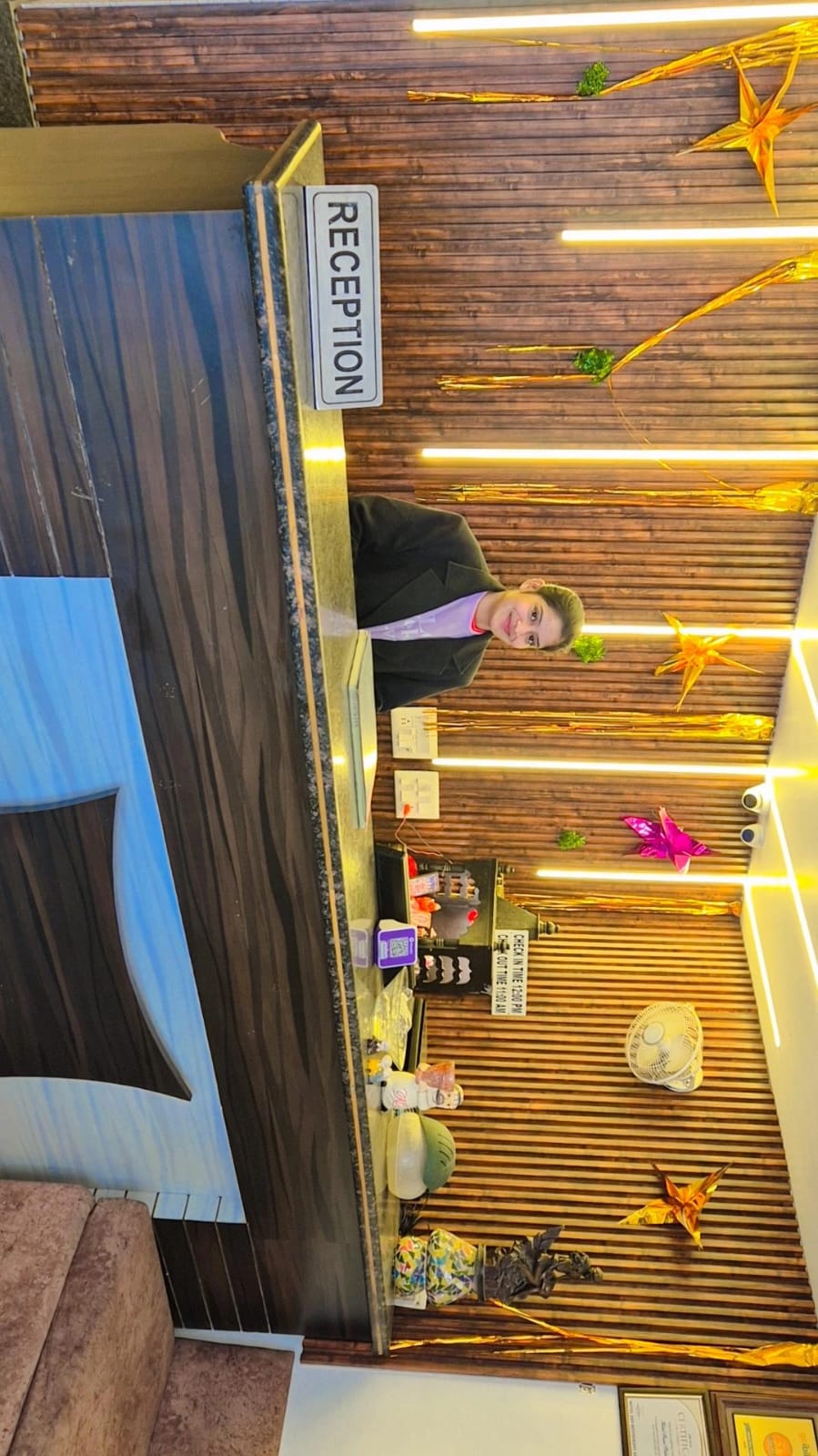 Reception Area of Hotel Ravi Palace Agra